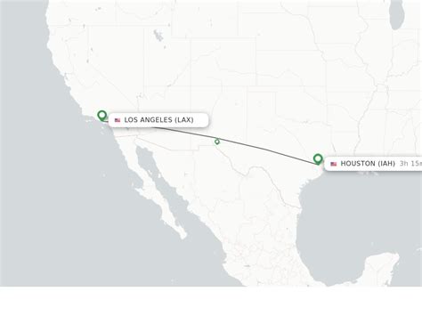 Wed, Mar 27 LAX – IAH with Spirit Airlines. 1 stop. from $93. Los Angeles.$93 per passenger.Departing Tue, Mar 26, returning Wed, Apr 3.Round-trip flight with Spirit Airlines.Outbound indirect flight with Spirit Airlines, departing from Houston George Bush Intercntl. on Tue, Mar 26, arriving in Los Angeles International.Inbound indirect ... 